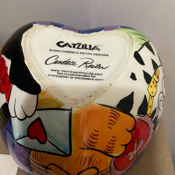 CATZILLA BOWL by Candace Reiter - Picture 3 of 7